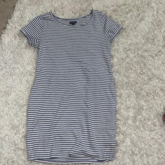 Wild Fable Blue/White Striped Knit Mini Dress - Picture 2 of 2